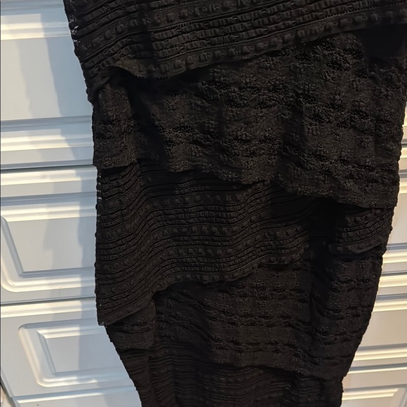 Little black Dress Anthropologie Bailey 44 Ines Column Lace Dress small - Picture 4 of 9